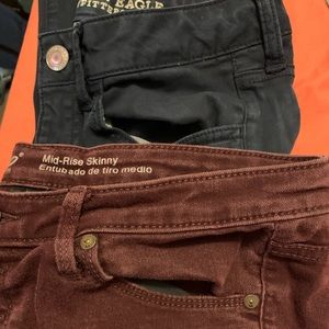 1 American Eagle pant, 1 Target pant